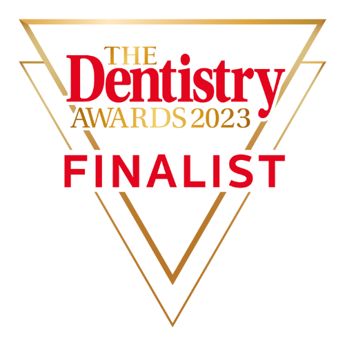 The Dentistry Awards 2023 finalist badge